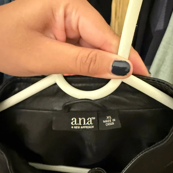 Genuine Leather Moto Jacket Womens XL Ana - Picture 7 of 7